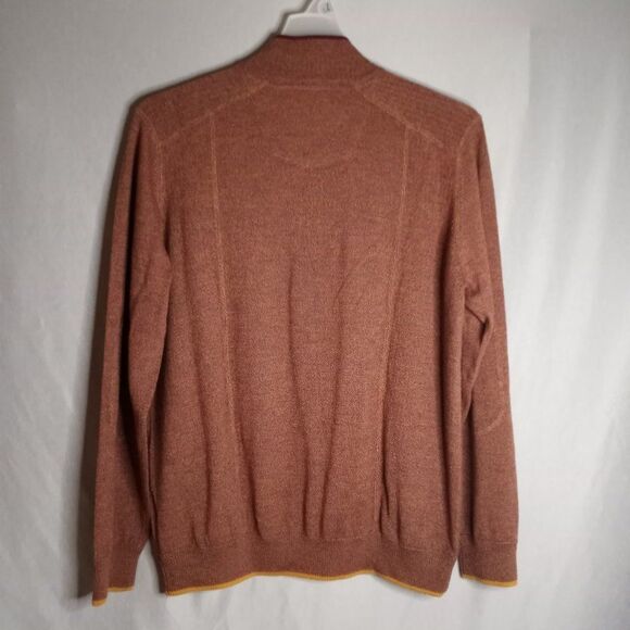 Robert Graham Class Fit Sweater Men's Multi Color 1/4 Zip Long Sleeve XL (Flaws) - Picture 2 of 11